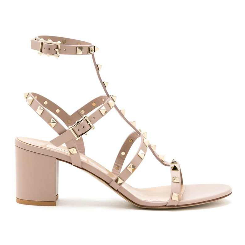 'Rockstud Ankle-Strap' Sandalen mit Absatz für Damen