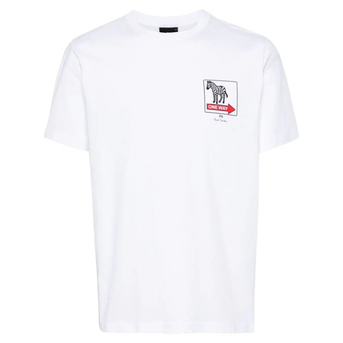 'One Way Zebra Graphic' T-Shirt für Herren