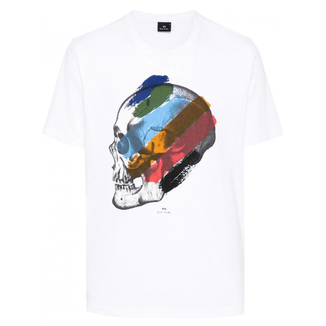 'Stripe Skull' T-Shirt für Herren