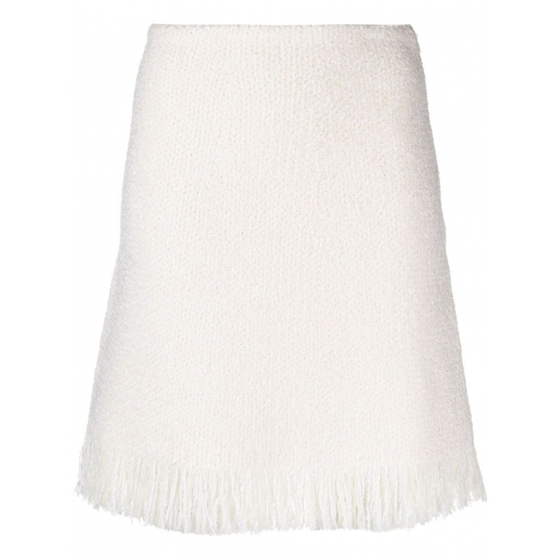 Women's 'Bouclé Fringed' Mini Skirt