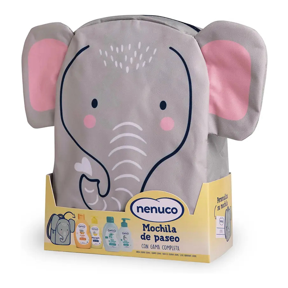 'Elephant Backpack' Baby Care Set - 4 Pieces