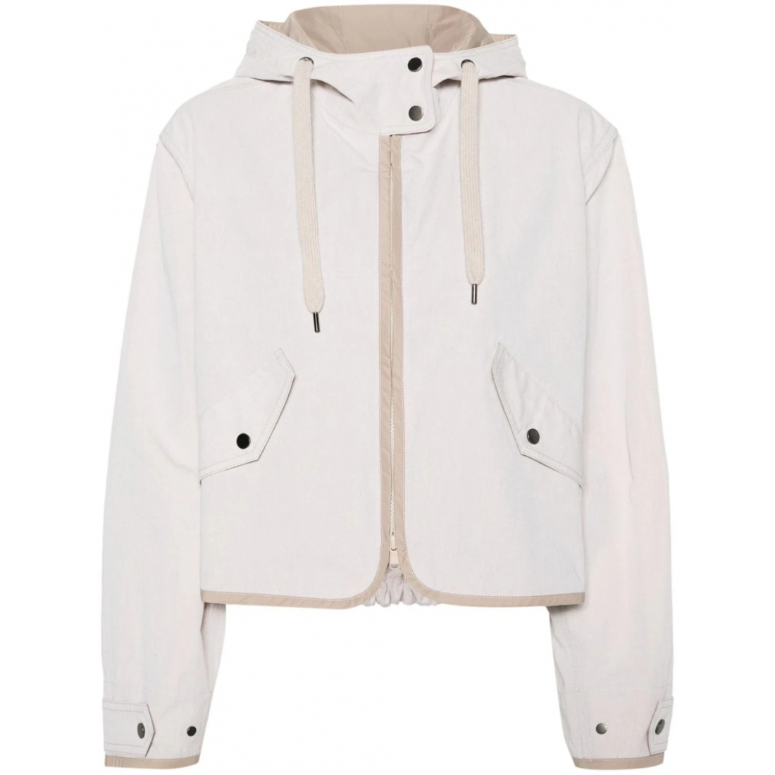 'Zip-Up Hooded' Jacke für Damen