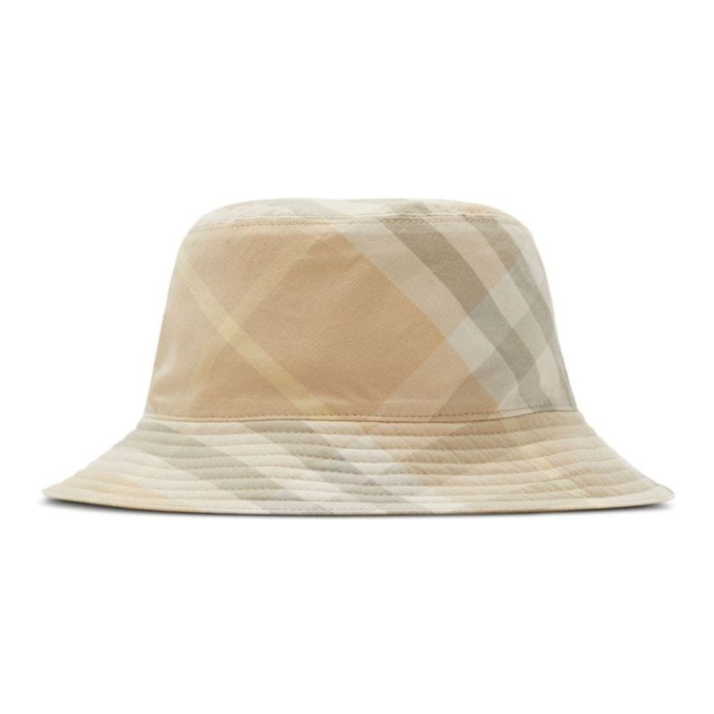 Women's 'Check-Pattern Reversible' Bucket Hat