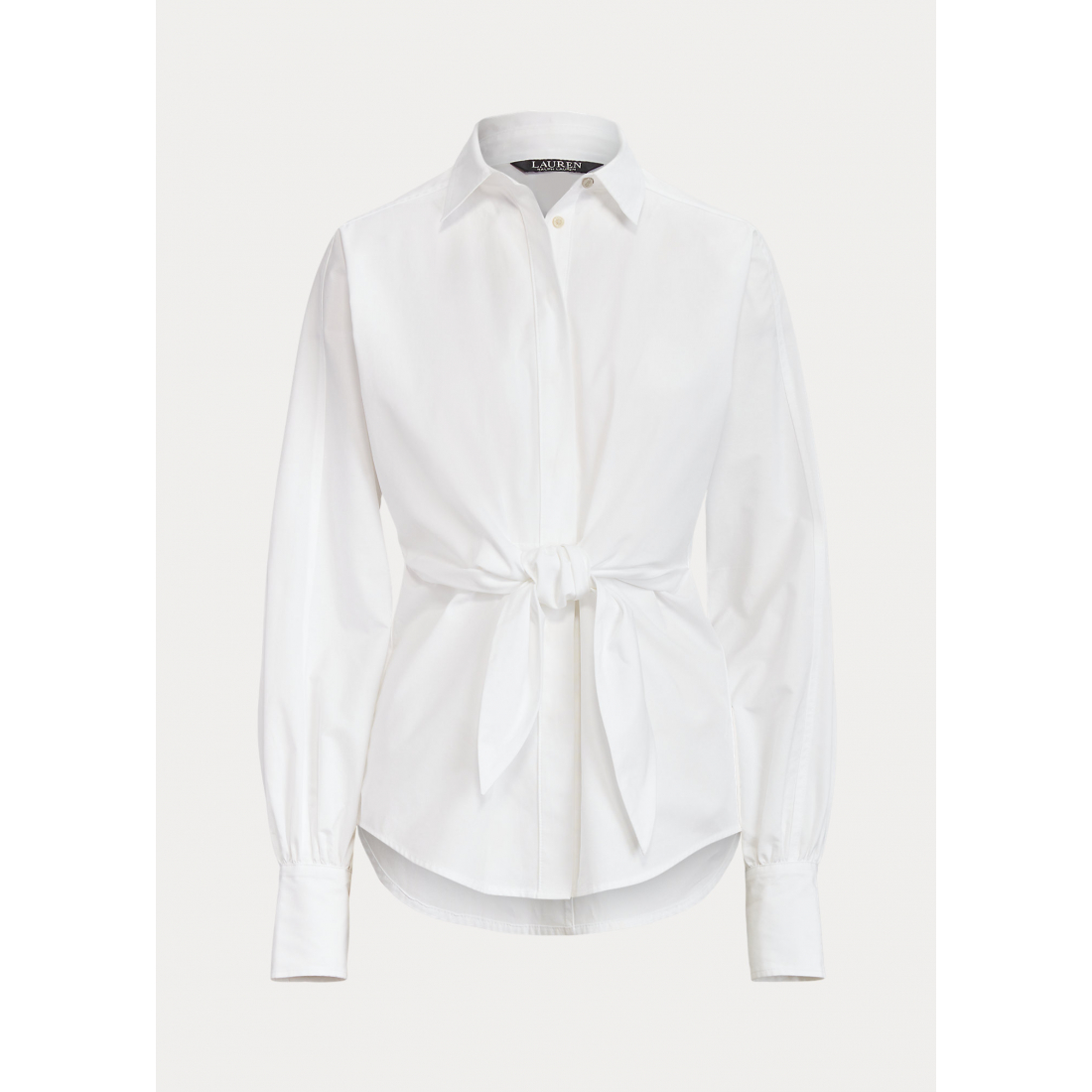 Chemise 'Tie Front Broadcloth' pour Femmes