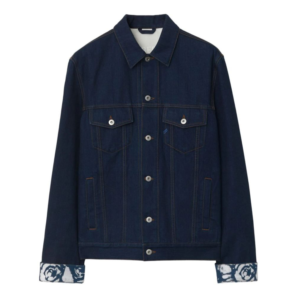 Men's 'Logo-Patch' Denim Jacket