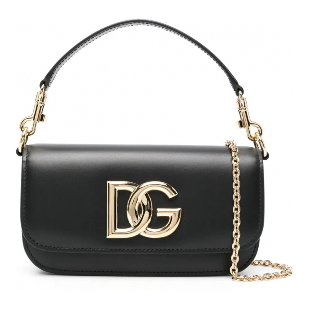 Women's 'DG Plaque' Top Handle Bag