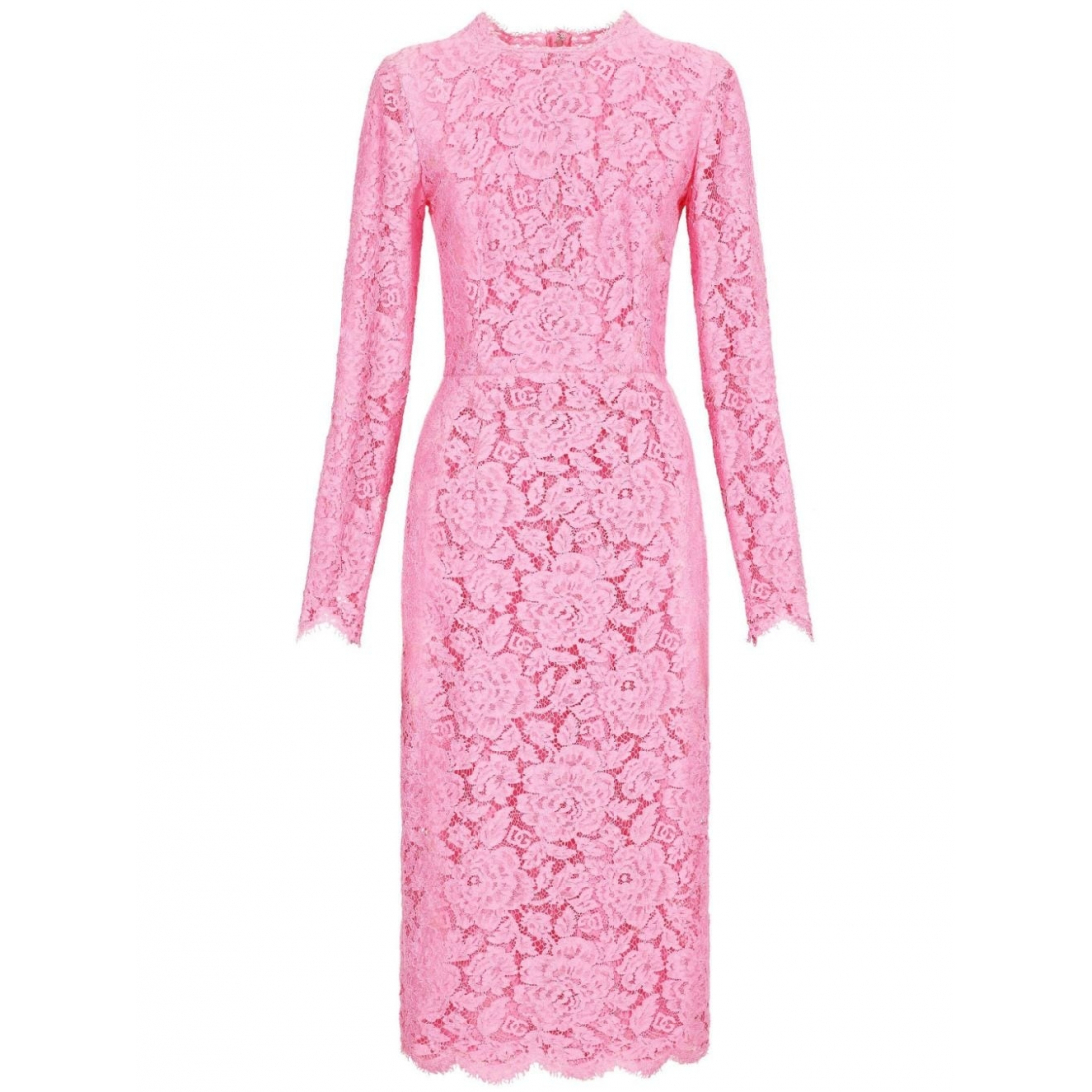 'Floral-Lace' Midi Kleid für Damen