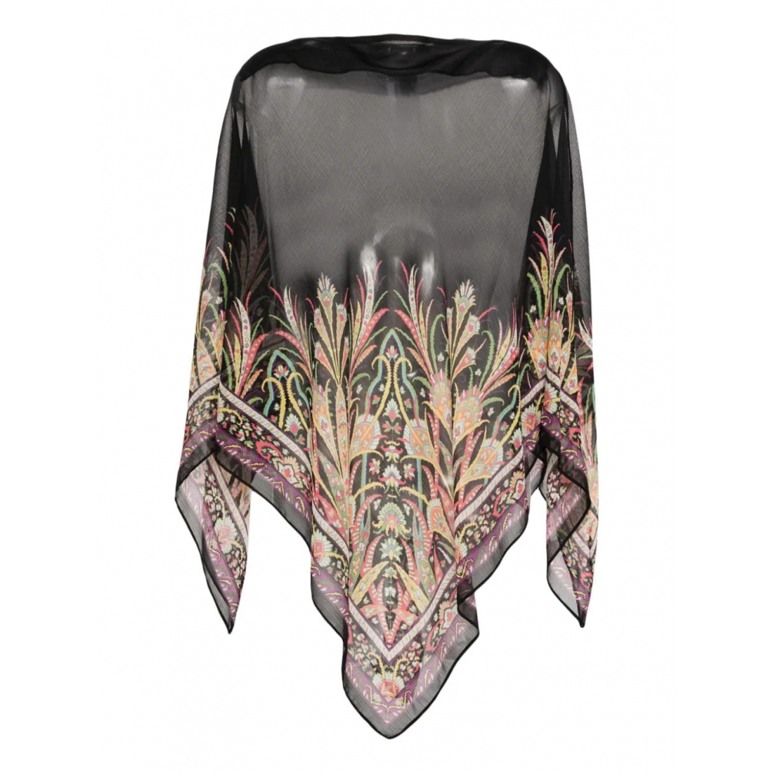 Poncho 'Paisley' pour Femmes