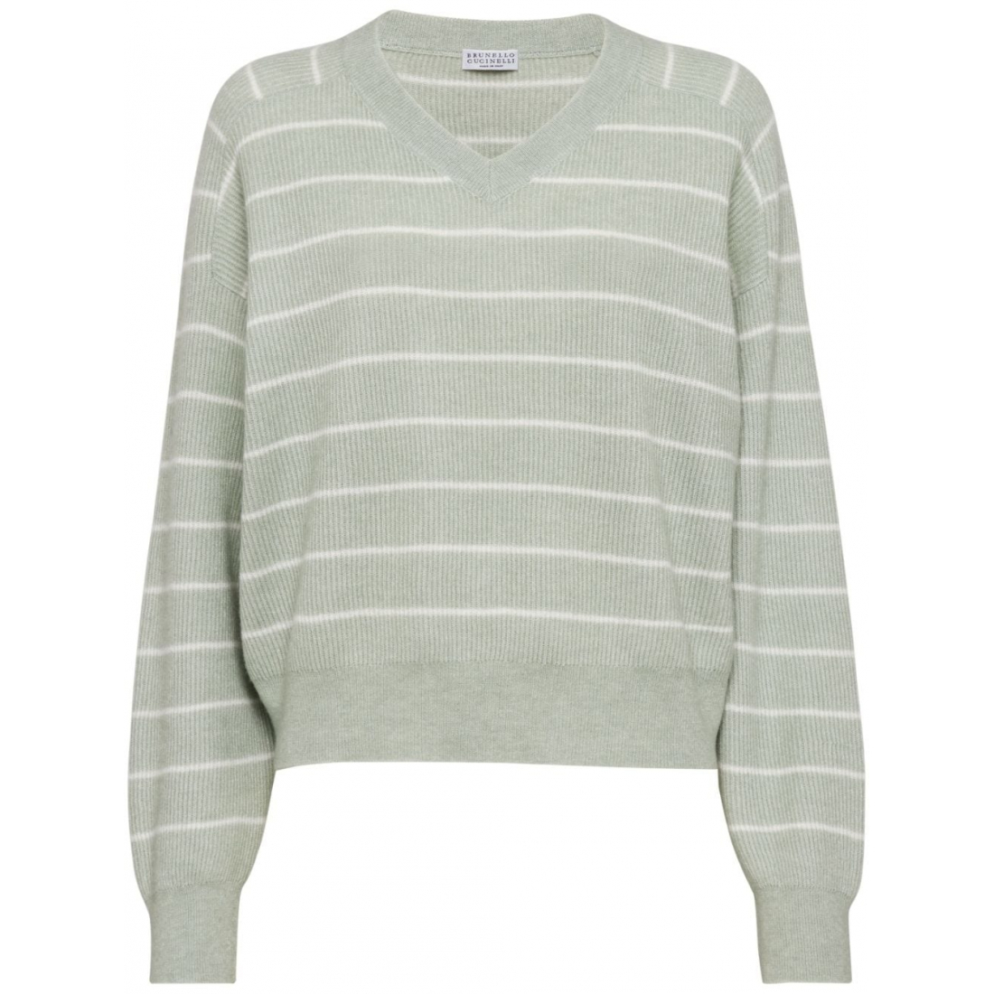 Pull 'Striped Ribbed' pour Femmes