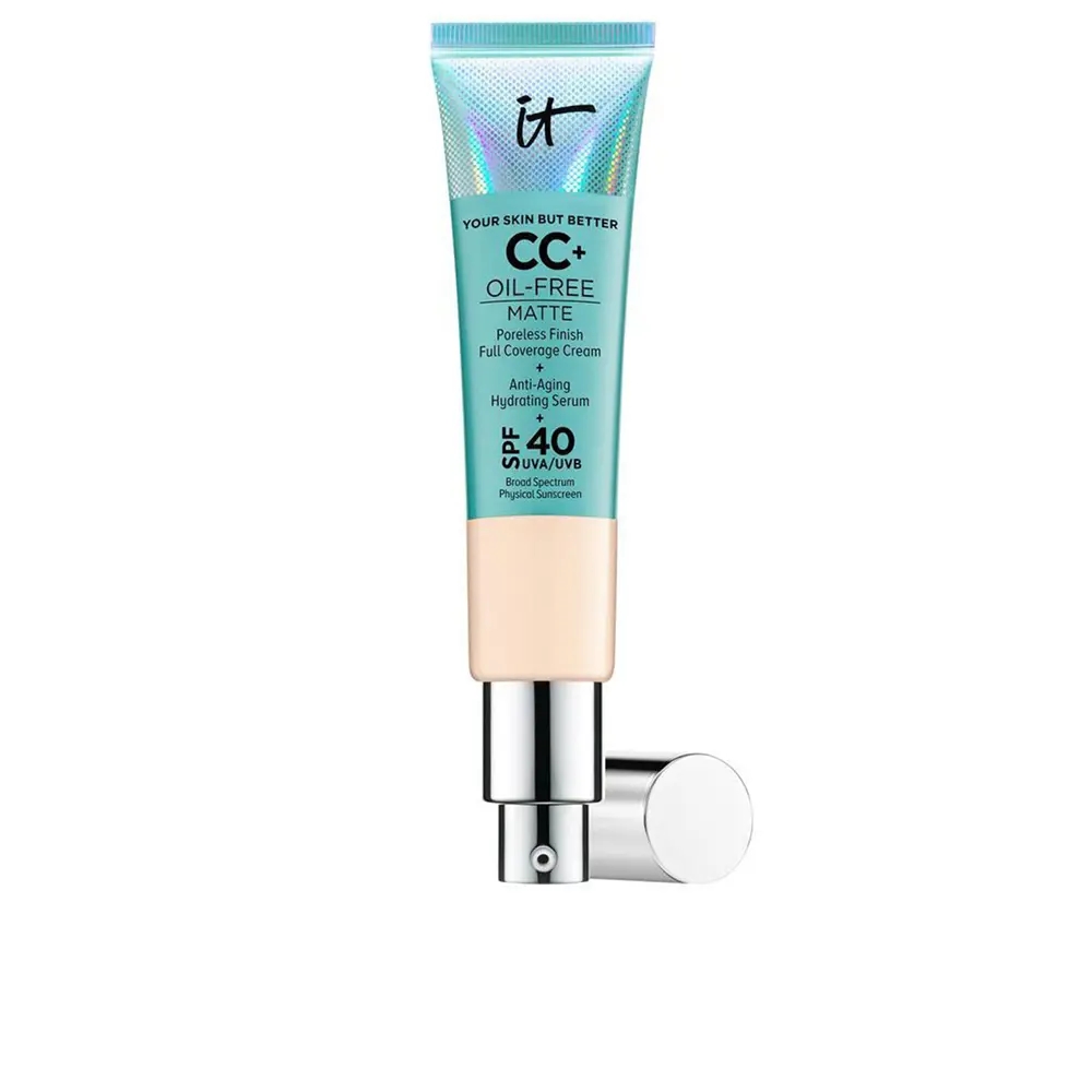 Fond de teint 'CC+ Cream Oil Free Matte Full Coverage SPF40' - Light 32 ml