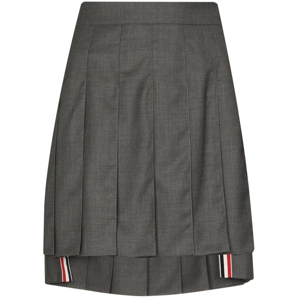 'Dropped Back Pleated' Mini Rock für Damen