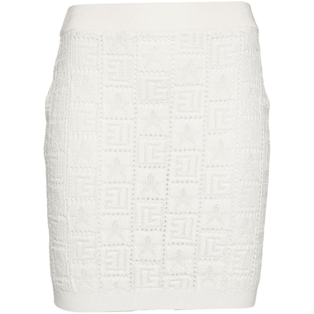 Women's 'Monogram-Pattern' Mini Skirt