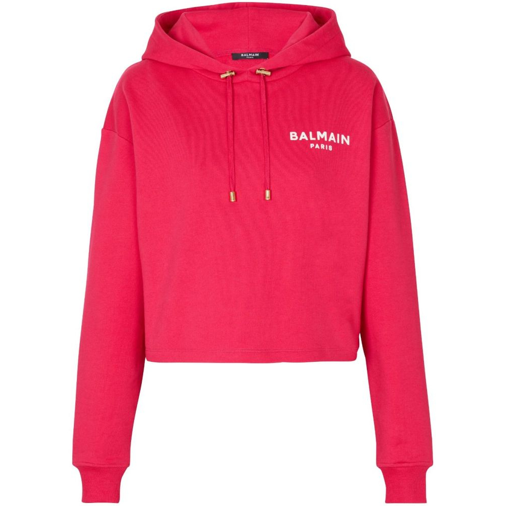 Women's 'Flocked Logo' Hoodie