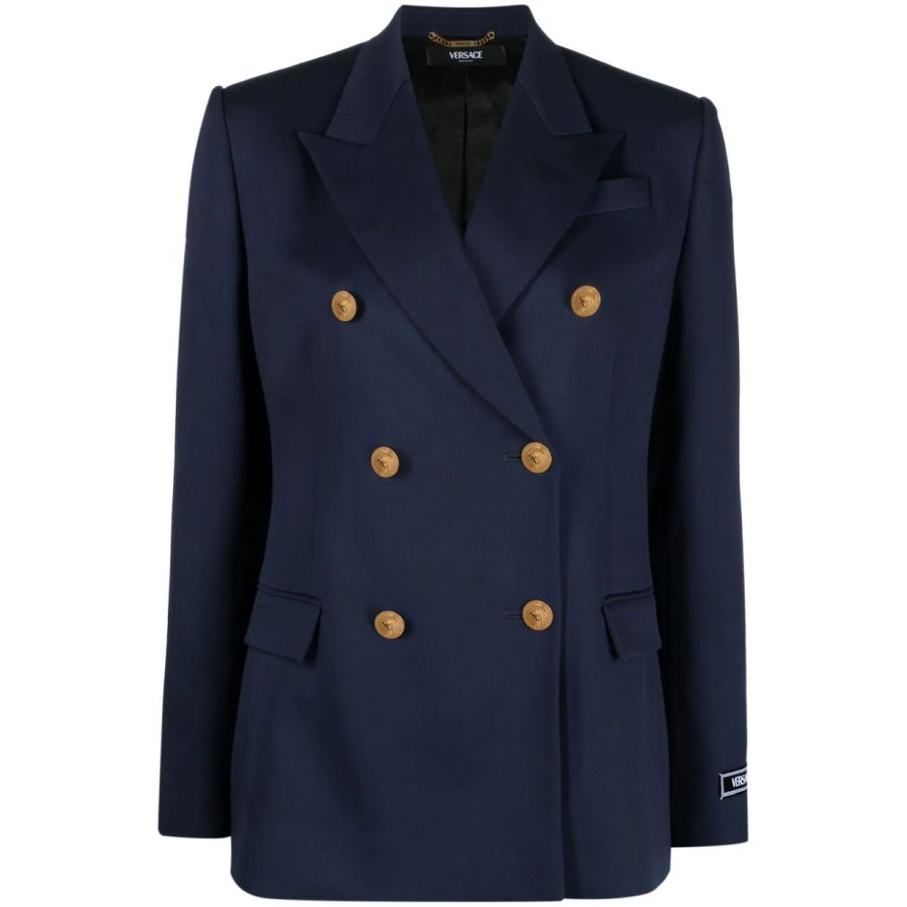 'Medusa Head-Buttons' Klassischer Blazer für Damen