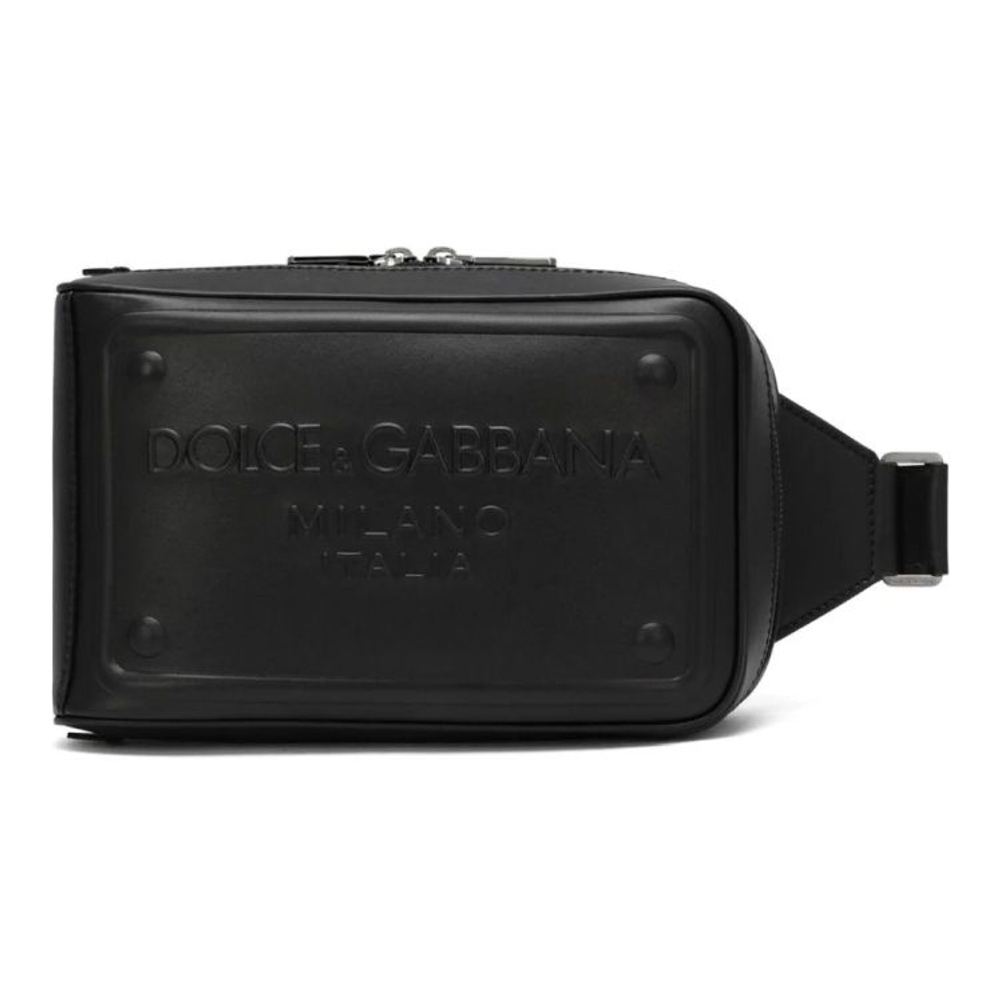 Men's 'Raised-Logo' Belt Bag