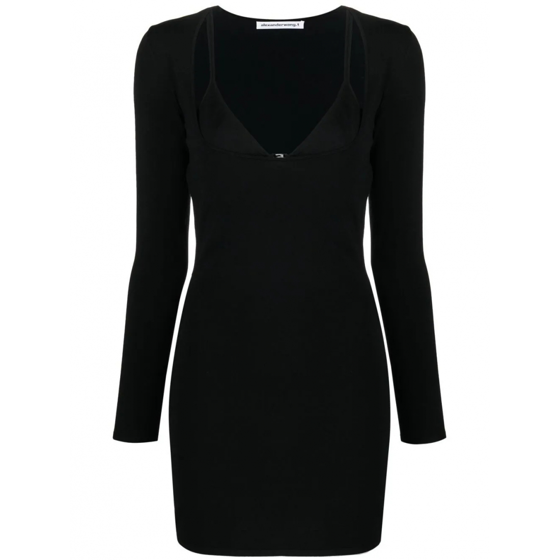 Robe mini 'Layered-Neckline' pour Femmes