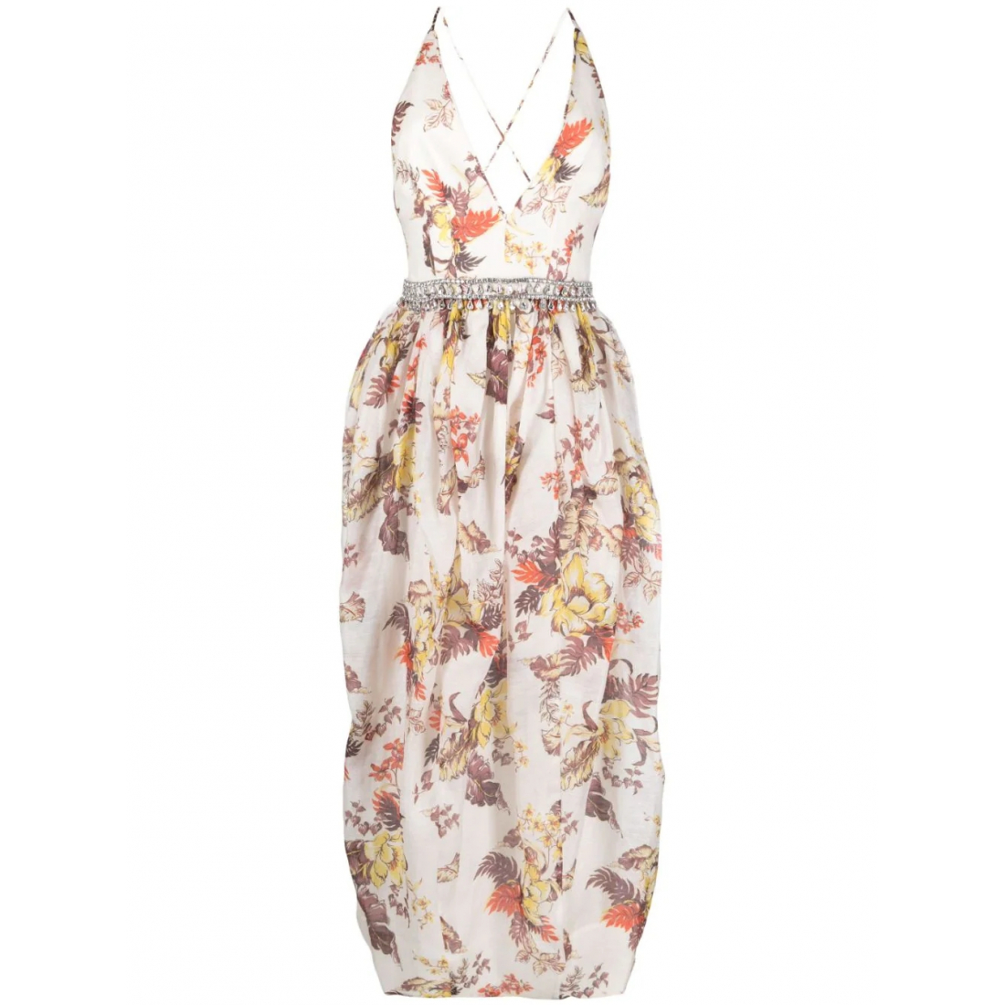 Robe Midi 'Matchmaker Tulip Floral' pour Femmes