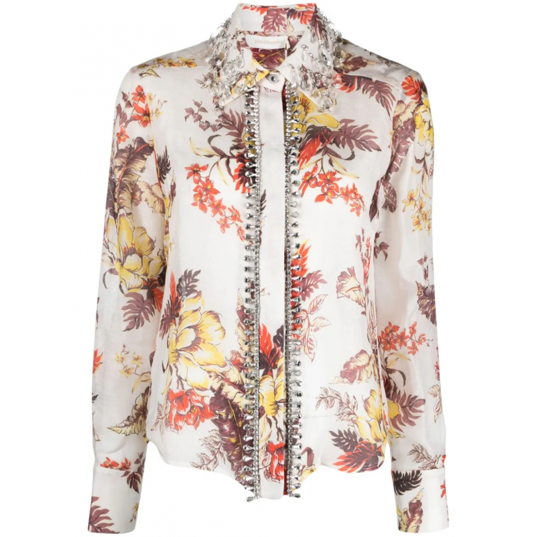 Women's 'Matchmaker Tropical Crystal-Embellished' Shirt