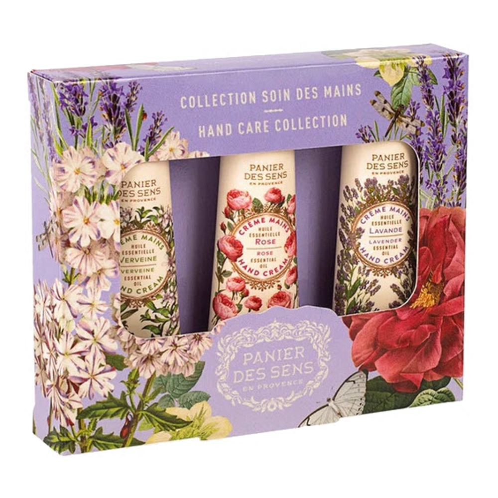 'Lavande, Rose, Verveine Citronnée' Hand Care Set - 3 Pieces