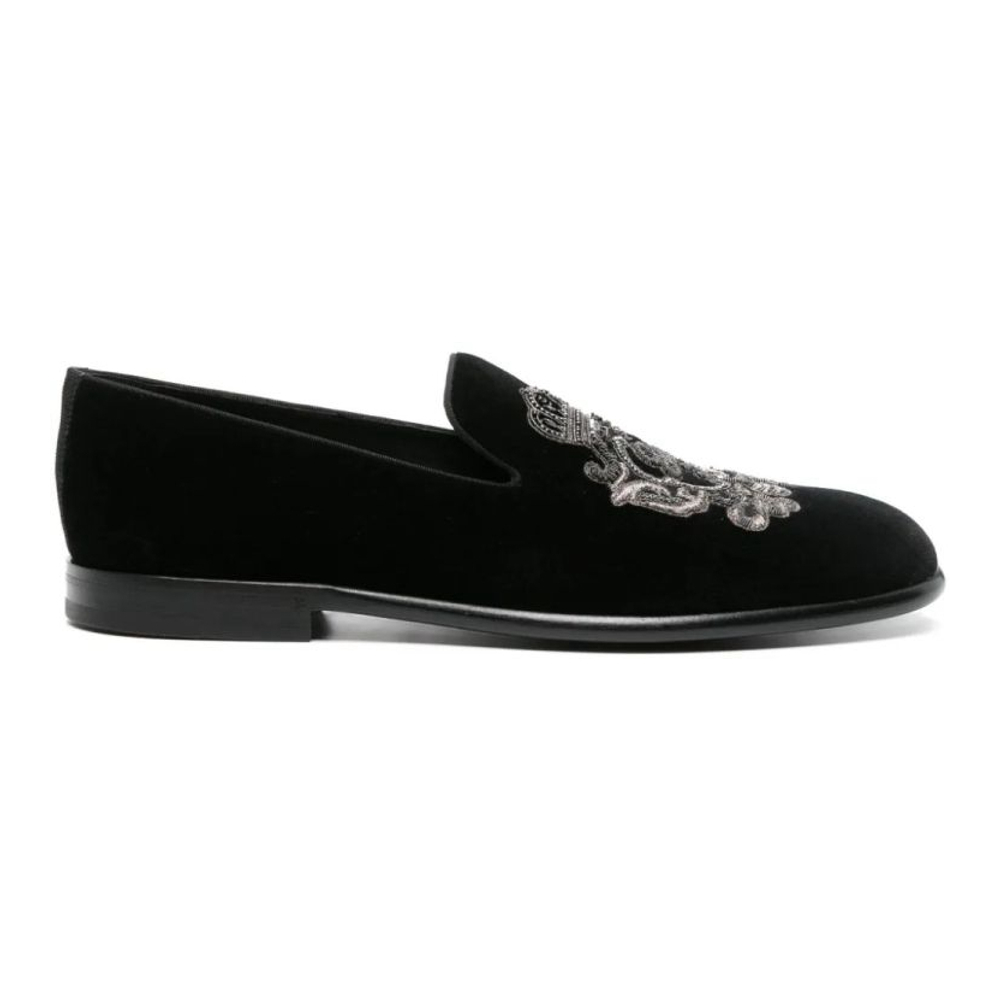 Men's 'Coat Of Arms-Embroidered' Loafers