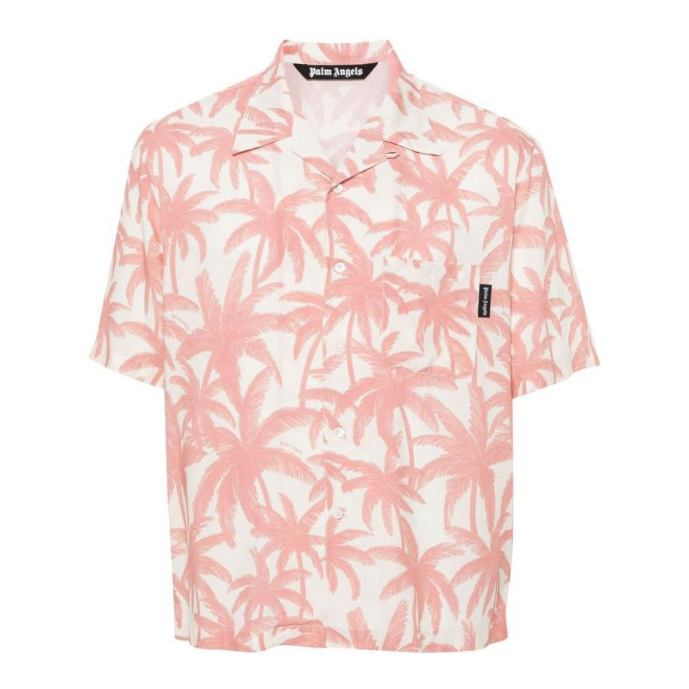 Men's 'Palm-Tree' Short sleeve shirt