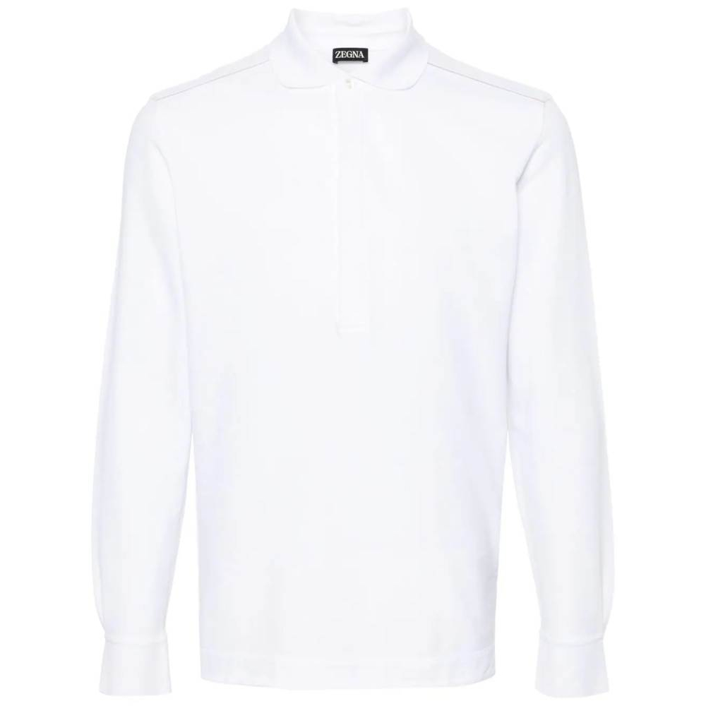 Men's 'Stripe' Long-Sleeve Polo Shirt