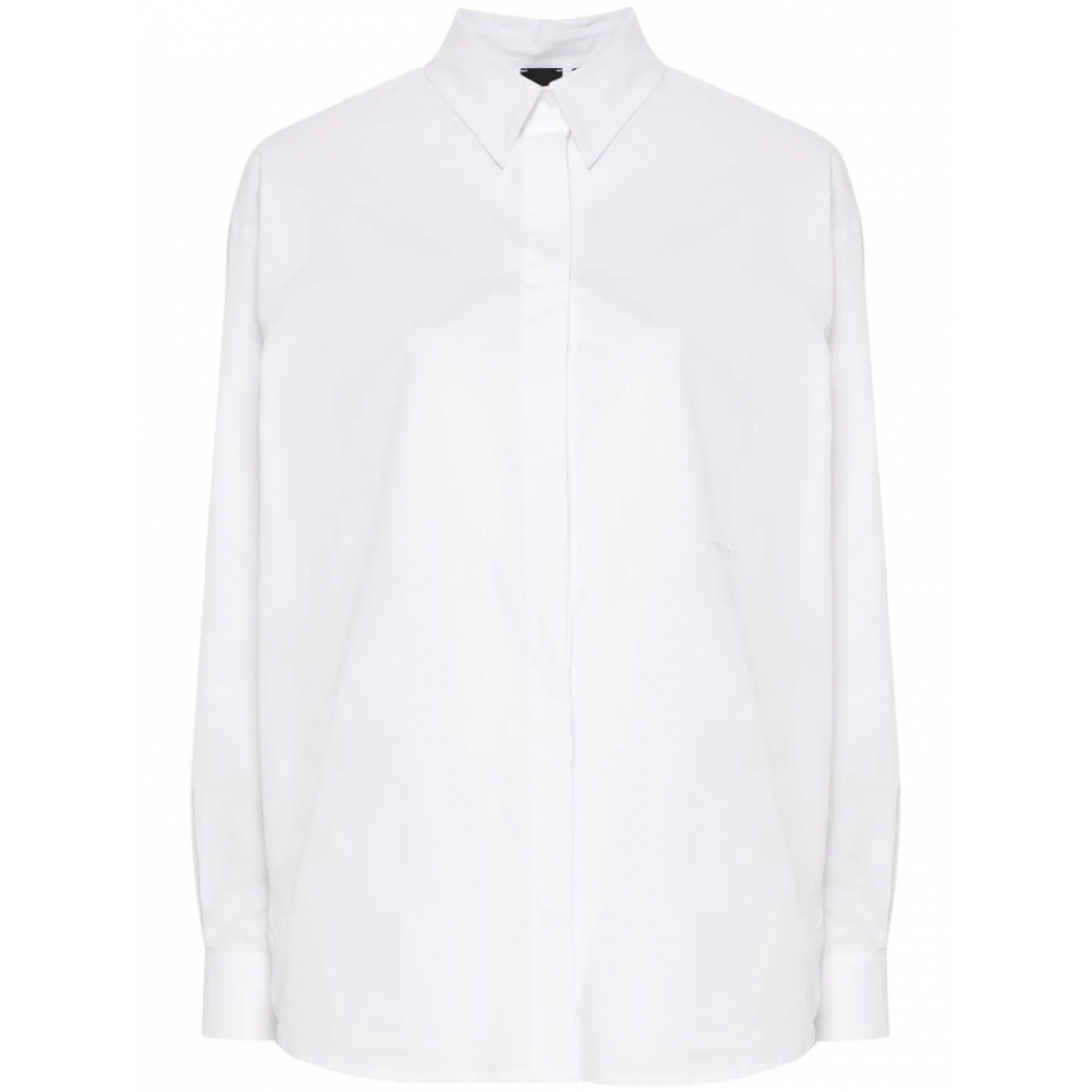 Women's 'Embroidered-Logo Poplin' Shirt