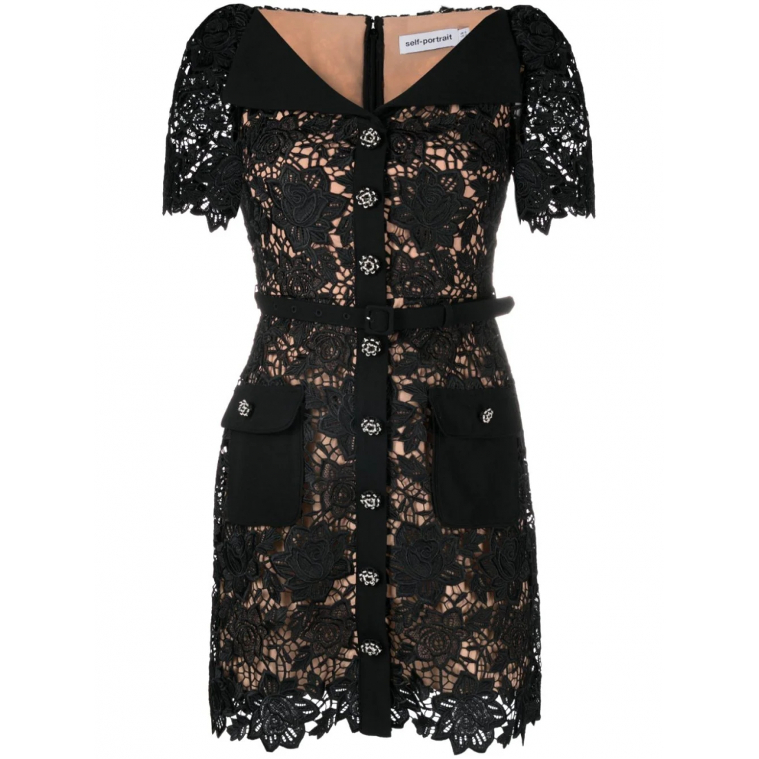 Robe mini 'Guipure Lace' pour Femmes