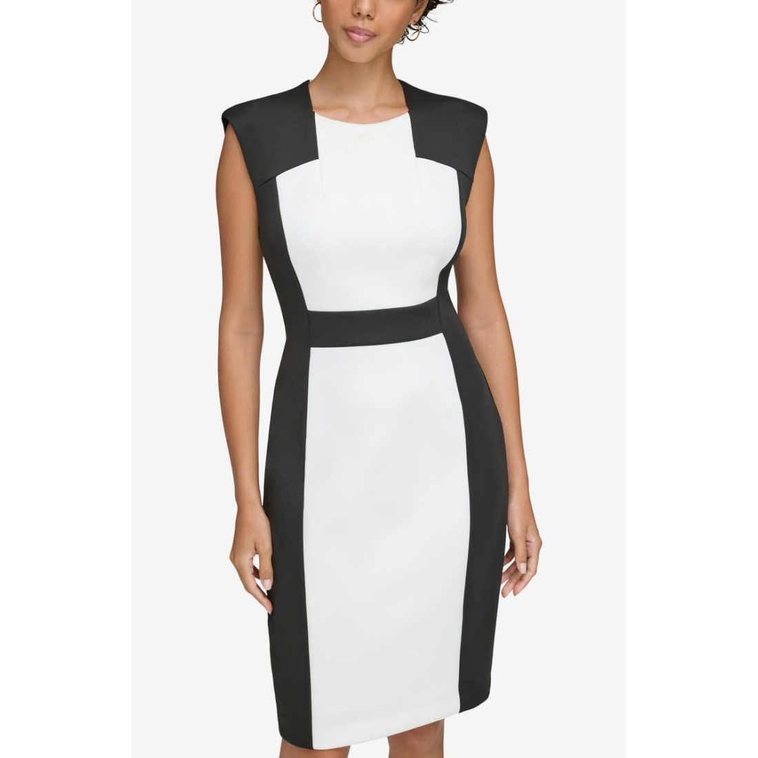 Womens Colorblock Sheath Dress Calvin Klein MyPrivateBoutique