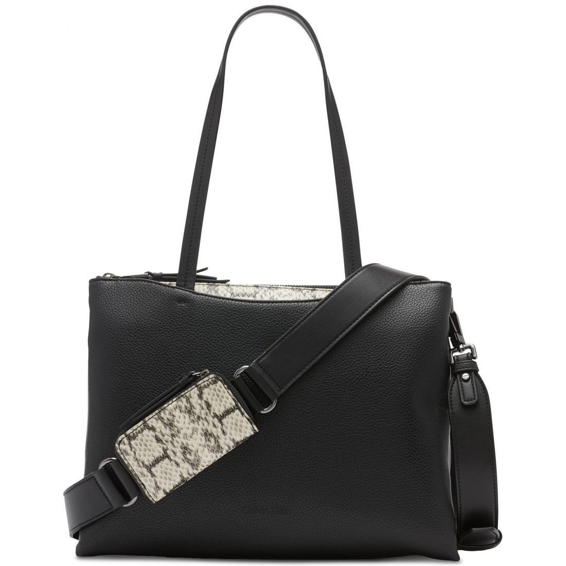 Sac Cabas 'Chrome Top Zipper Convertible with Zippered Pouch' pour Femmes
