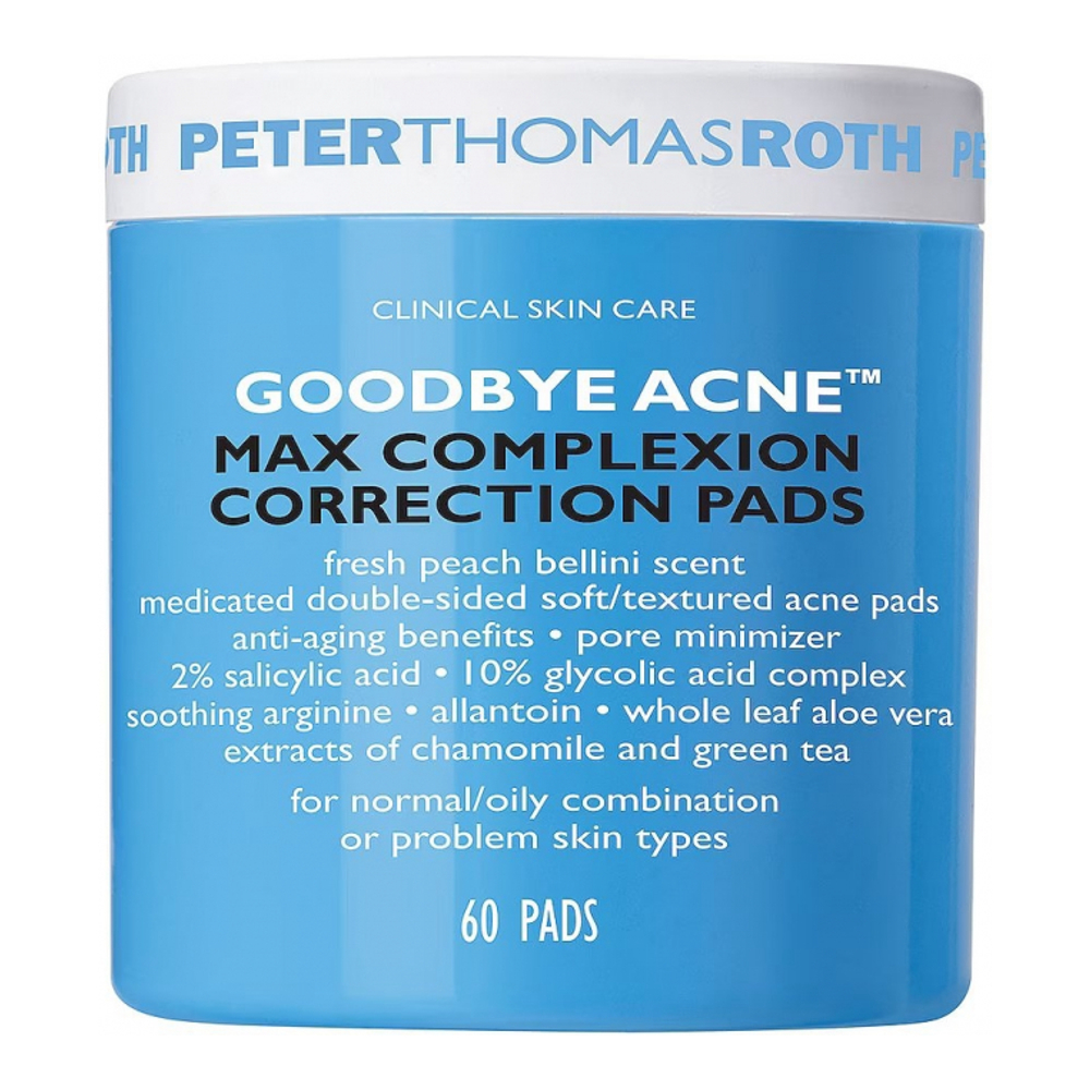 Cotons nettoyants 'Goodbye Acne Max Complexion Correction' - 60 Pièces