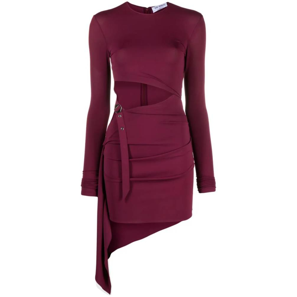 'Cut-Out Draped' Mini Kleid für Damen