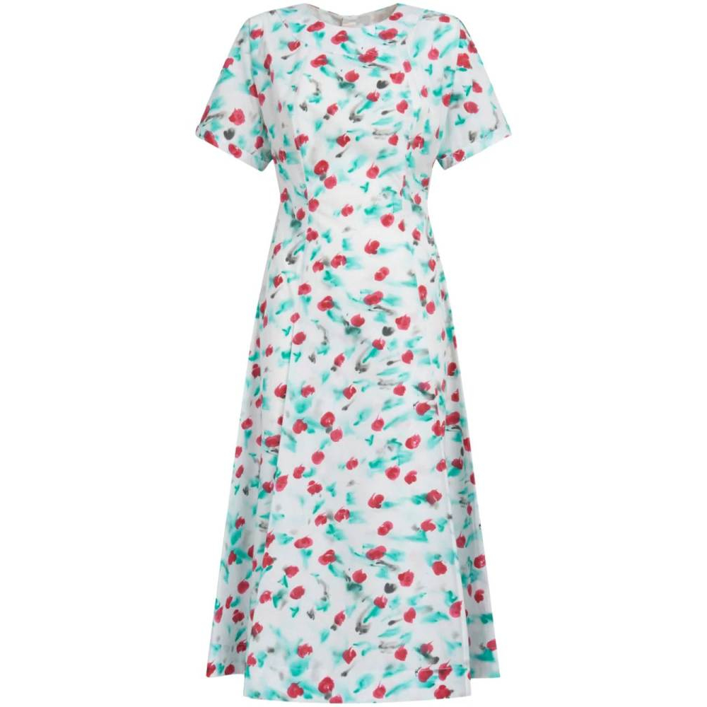 Robe Midi 'Painterly' pour Femmes