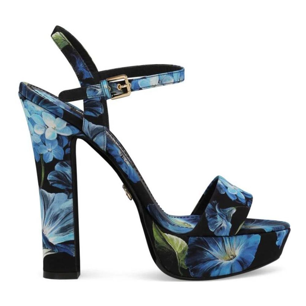 Women's 'Floral Charmeuse' Platform Sandals