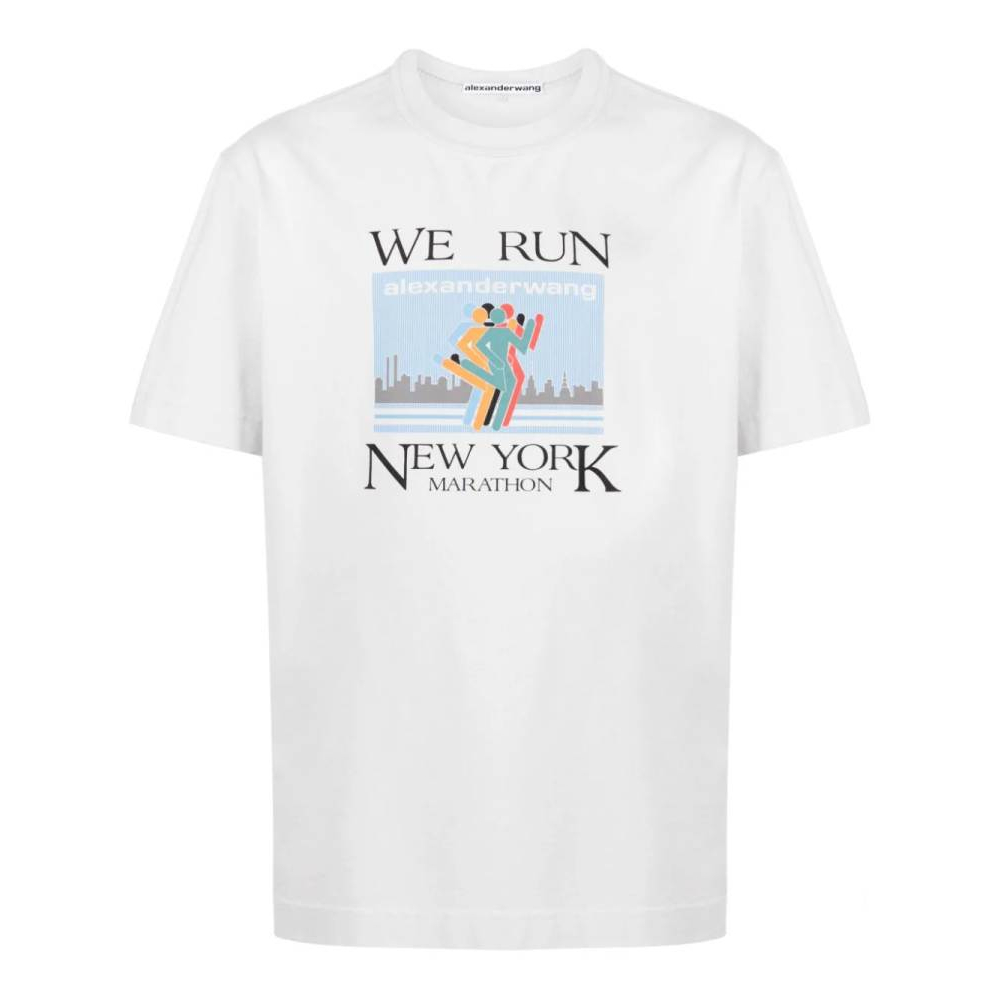 'Marathon Graphic' T-Shirt für Damen