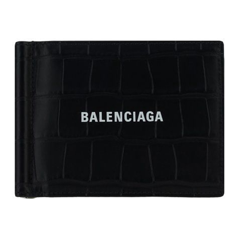 Men's 'Logo Printed Embossed' Wallet