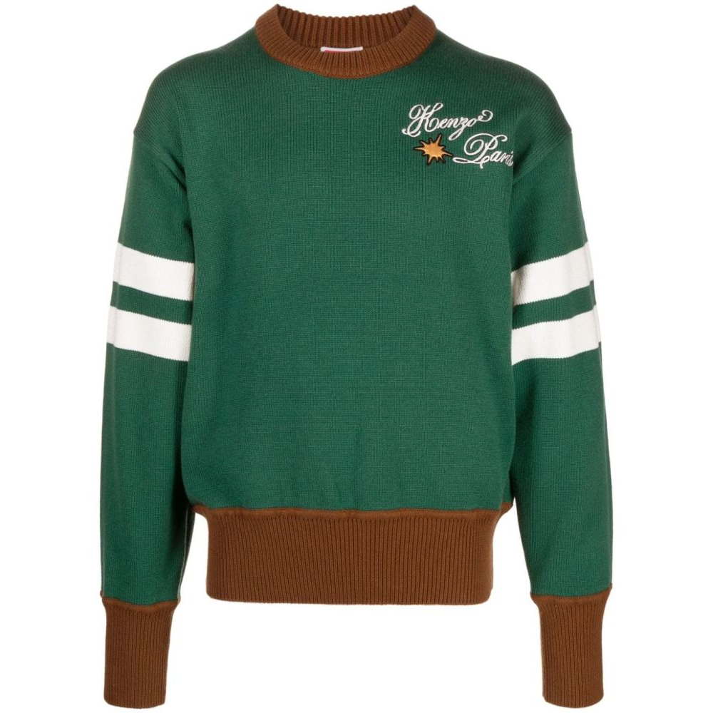 Men's 'Logo-Embroidered-Blend' Sweater