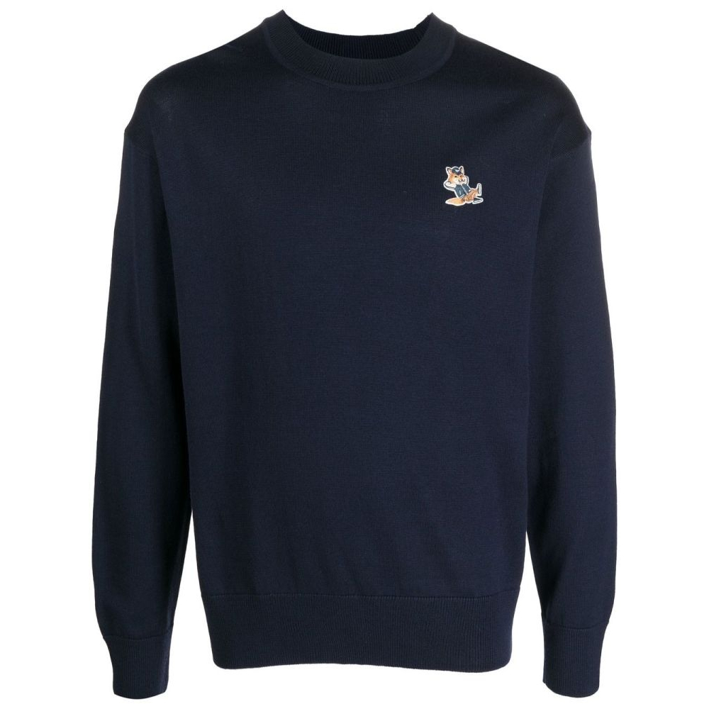 Pull 'Embroidered Fox-Patch' pour Hommes