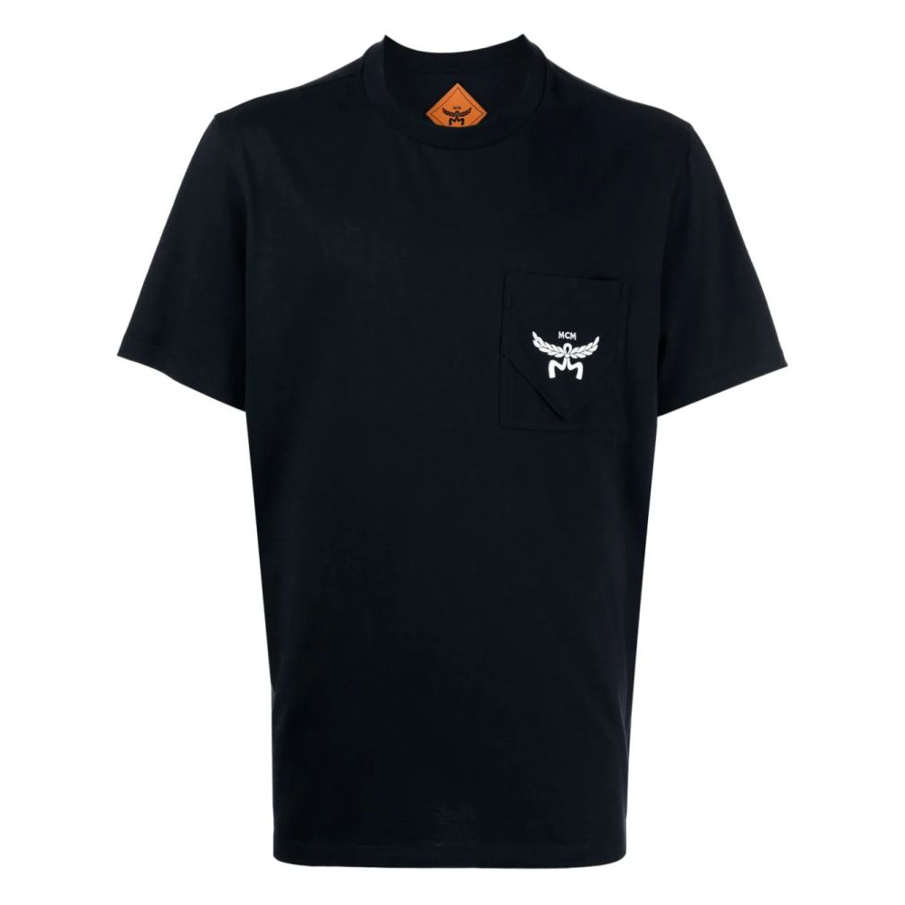 T-shirt 'Essential Logo-Embroidered' pour Hommes