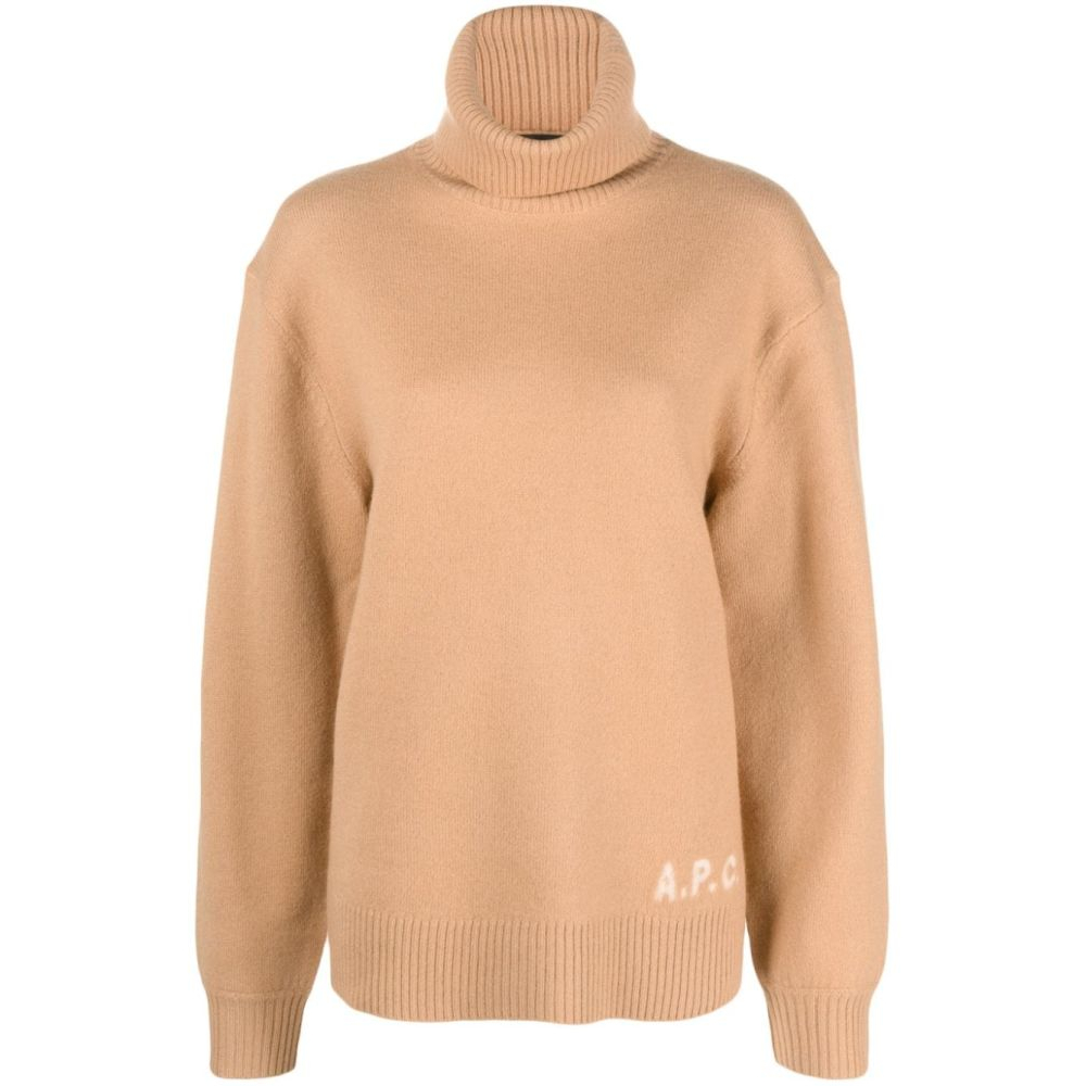 Men's 'Edward Logo-Intarsia' Turtleneck Sweater