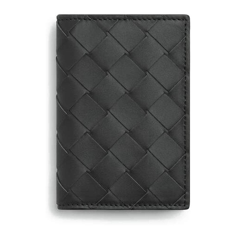 Men's 'Intrecciato Flap' Card Holder