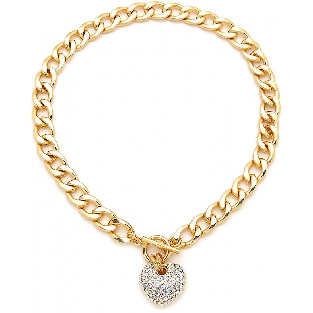 Women's 'Heart Charm Pave' Necklace