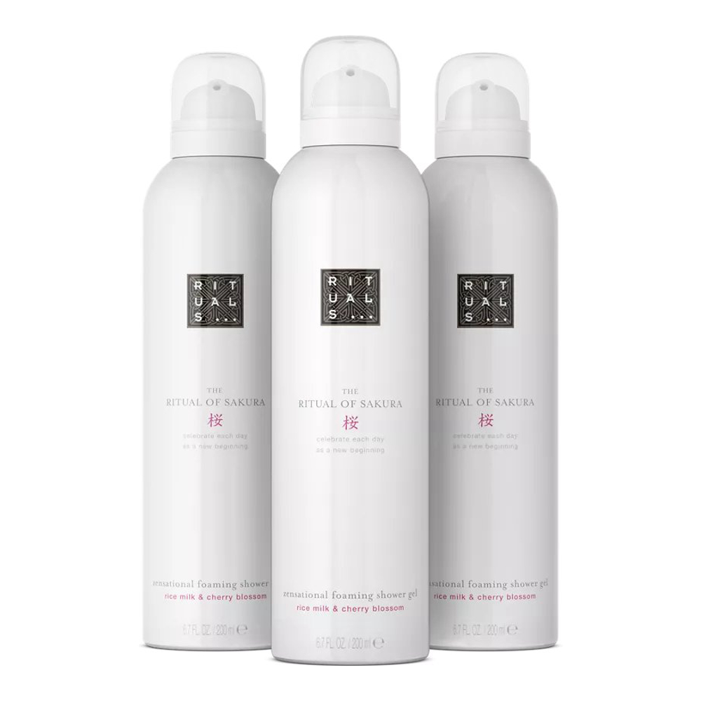 'The Ritual Of Karma Foaming' Shower Gel - 200 ml, 3 Pieces