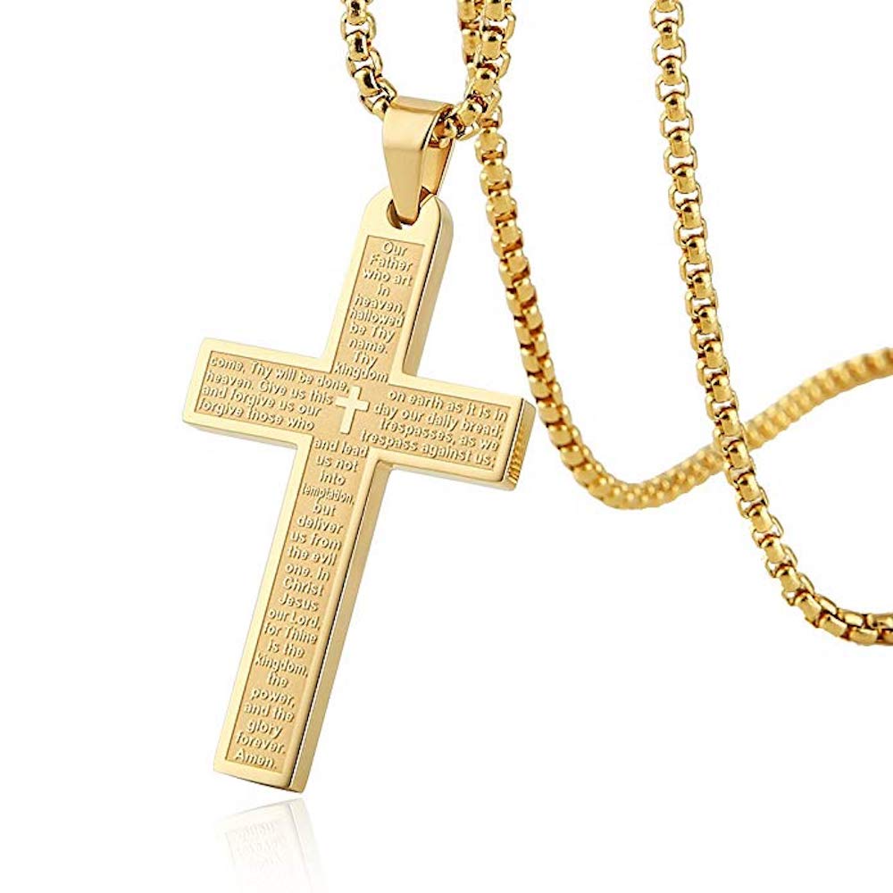 Collier 'Cross' pour Hommes