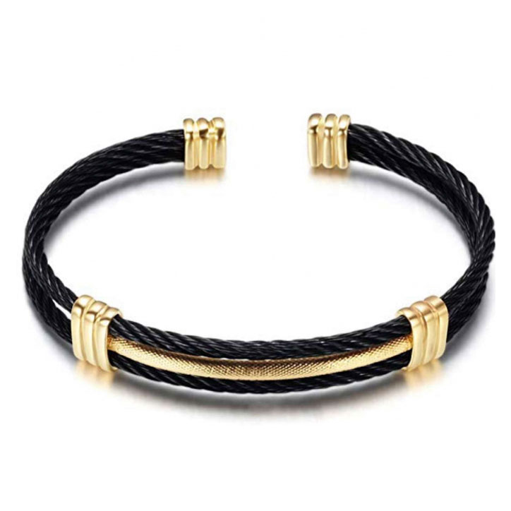 Men's 'Cable Cuff' Bangle