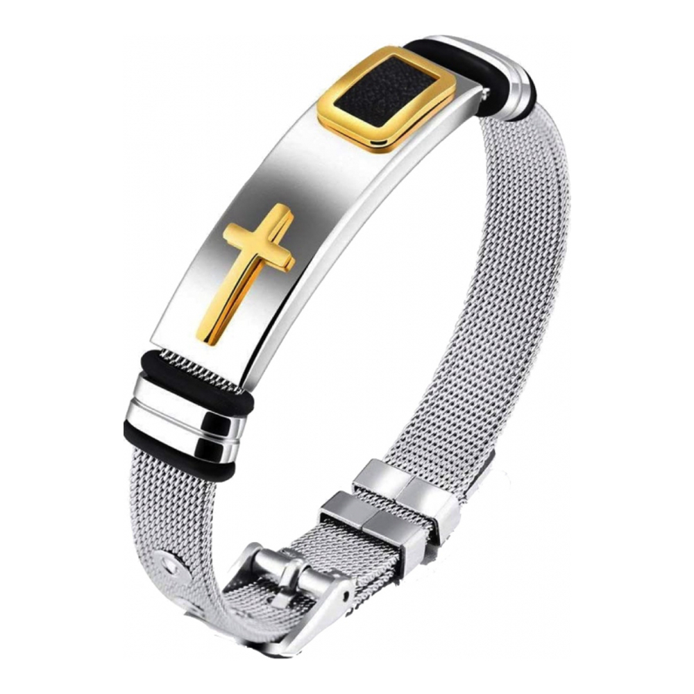 'Cross' Armband für Herren