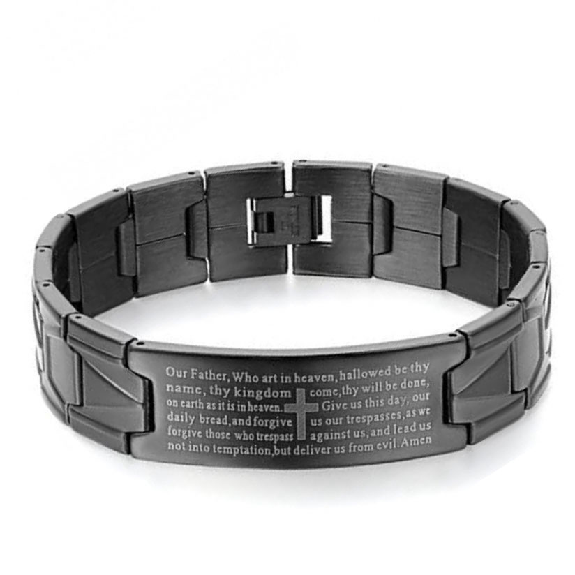 'Cross' Armband für Herren