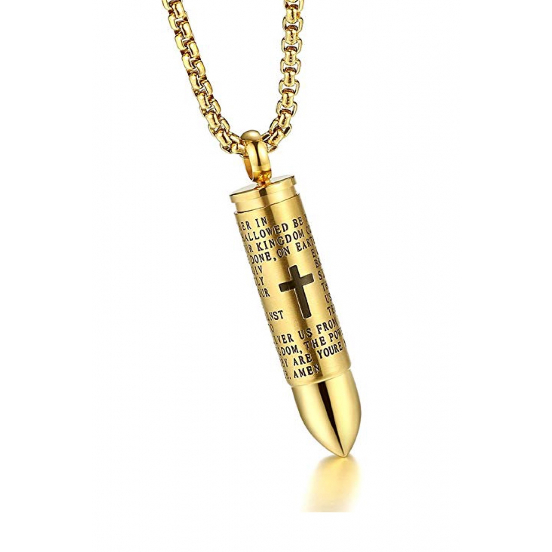 Men's 'Bullet Spiritual' Necklace