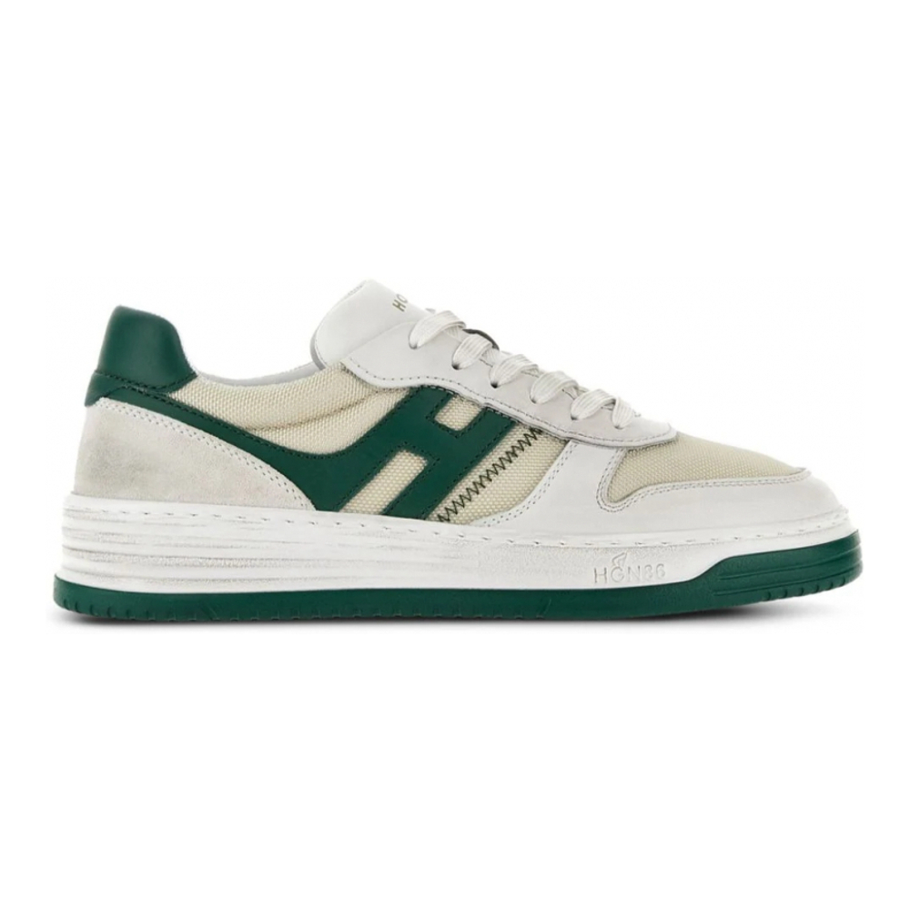 Men's 'H630 Logo-Patch Lace-Up' Sneakers