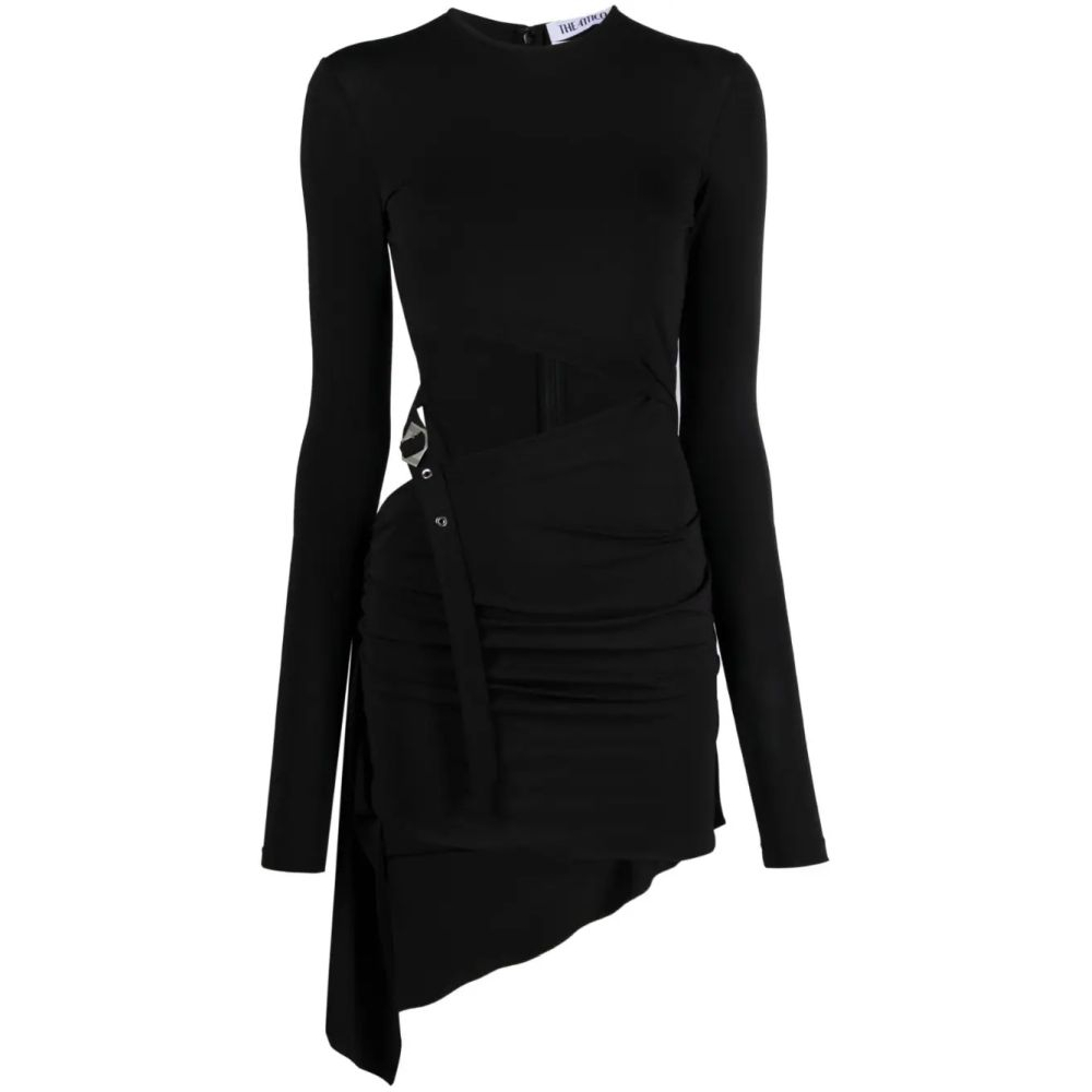 Women's 'Buckle' Long-Sleeved Dress